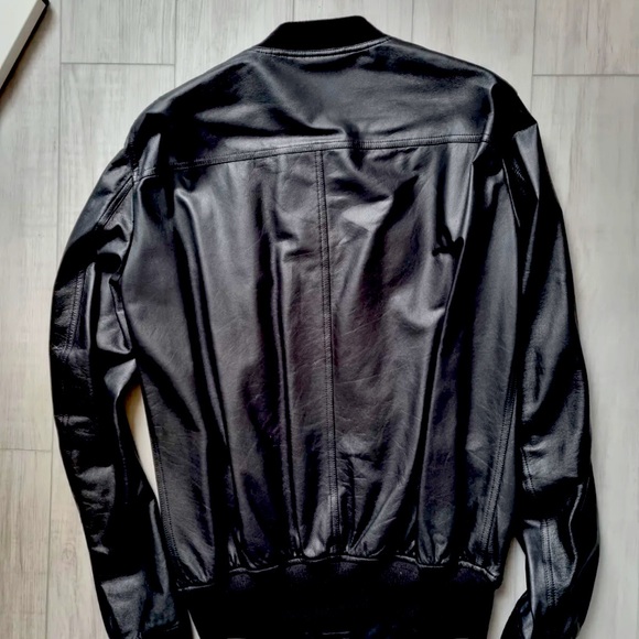 Rick Owen’s Leather Jacket — New, LCW, quality, classic, masterpiece 48 IT//US M - Picture 2 of 3